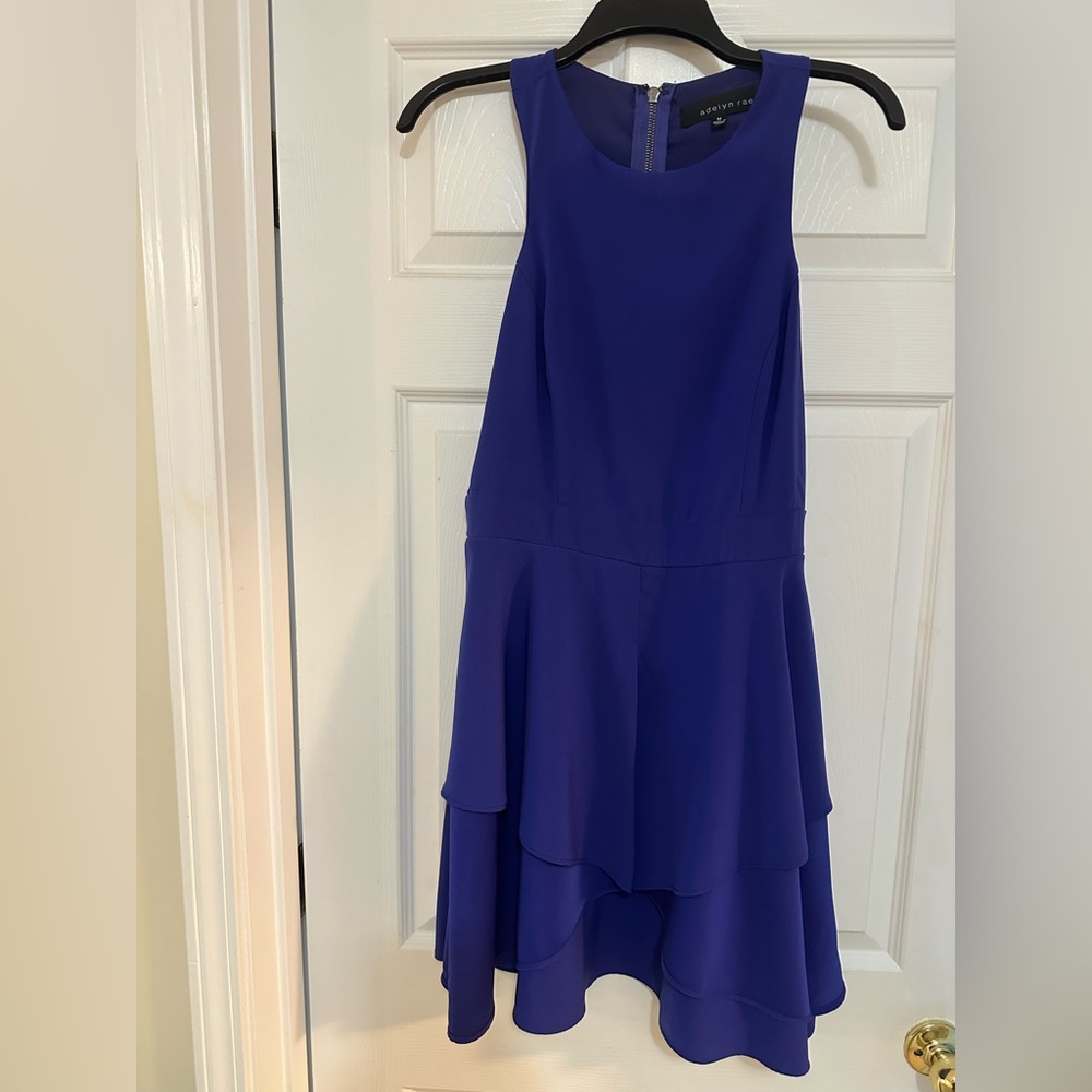 Adelyn Rae Royal Blue Sleeveless Dress